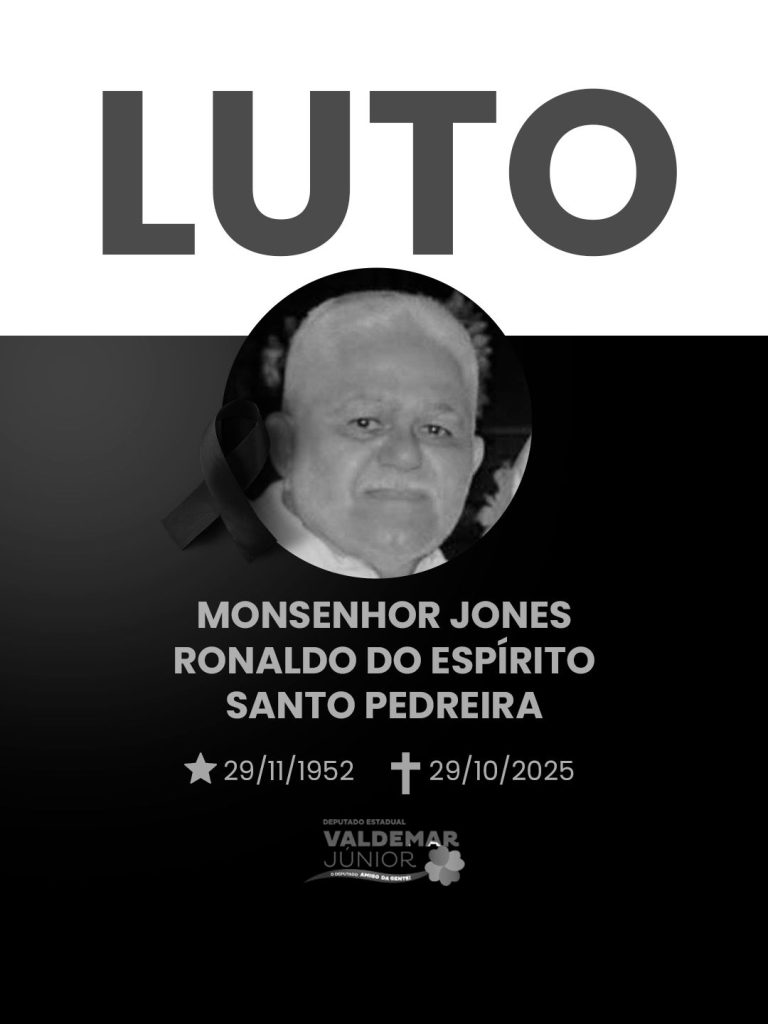 Nota de Pesar – Monsenhor Jones Ronaldo do Espírito Santo Pedreira nota-de-pesar-–-monsenhor-jones-ronaldo-do-espirito-santo-pedreira